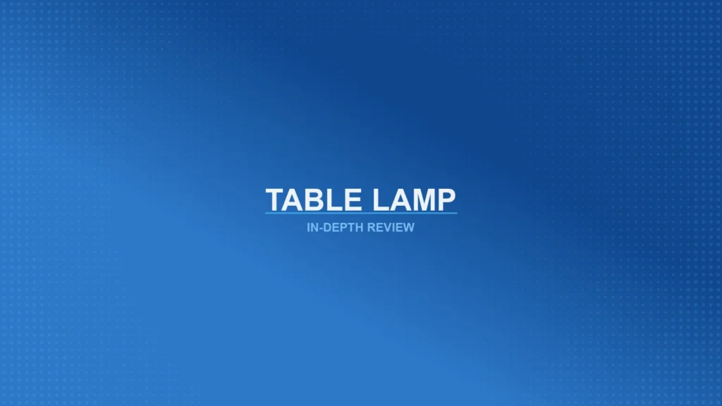 Table Lamps Review Featured
