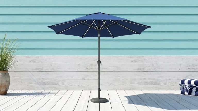 Best Solar LED Patio Umbrellas Featured