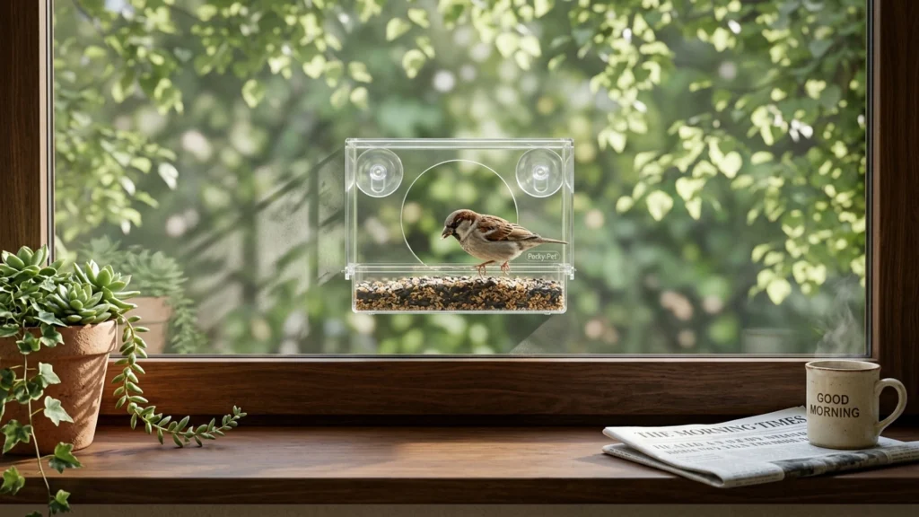 Best Window Bird Feeders Featured