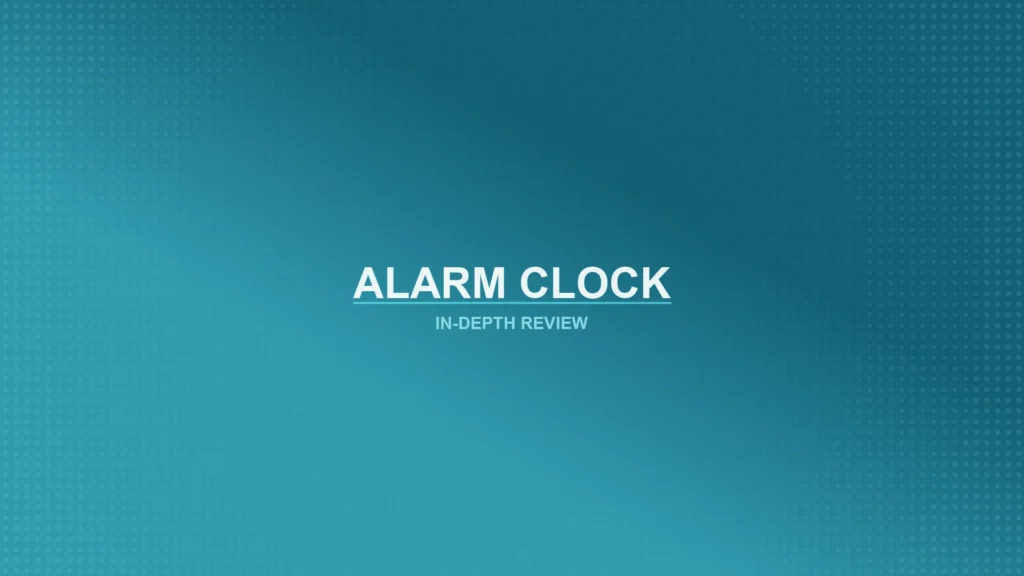 Alarm Clocks Review Featured