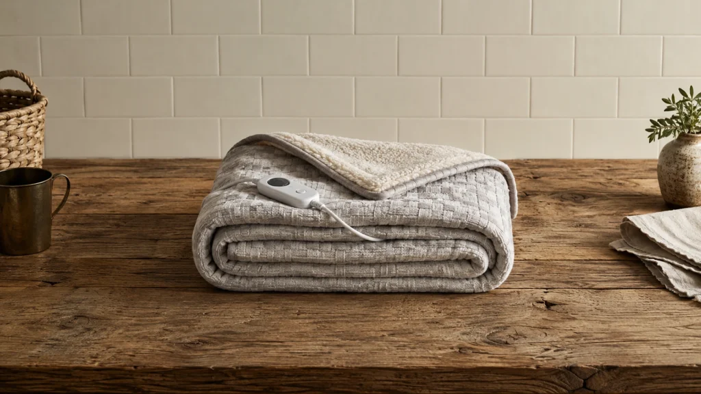 Best 12-Hour Auto Shut-Off Heated Blankets Featured