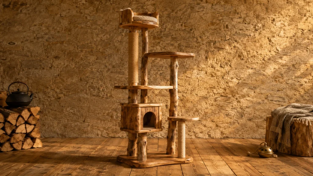 Best Real Wood Cat Trees Featured