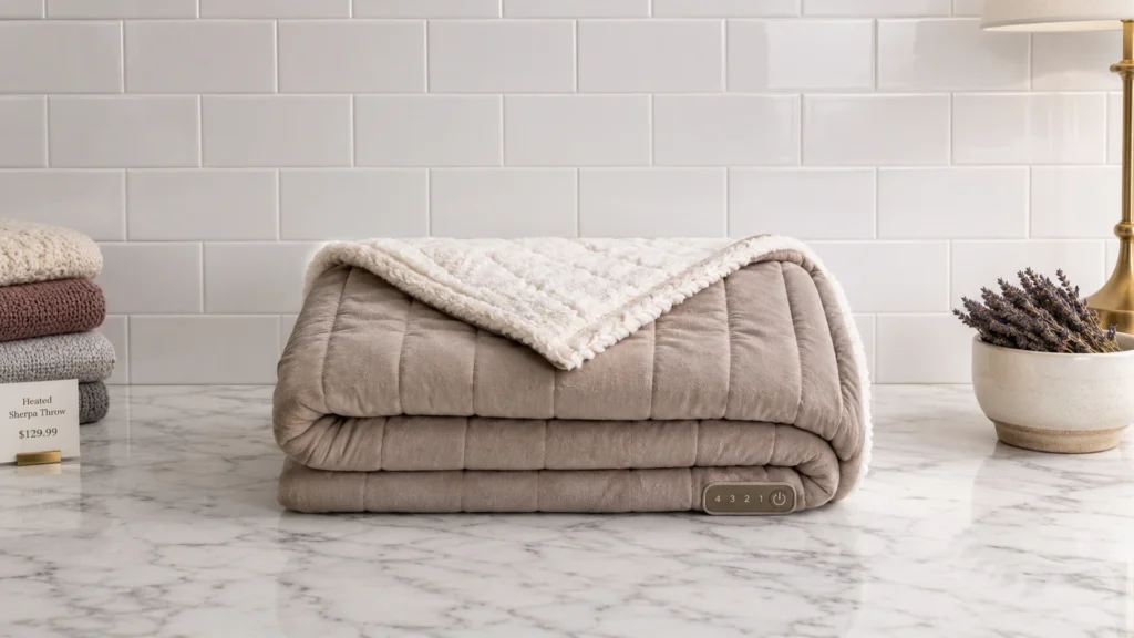 Best Sherpa Heated Blankets Featured