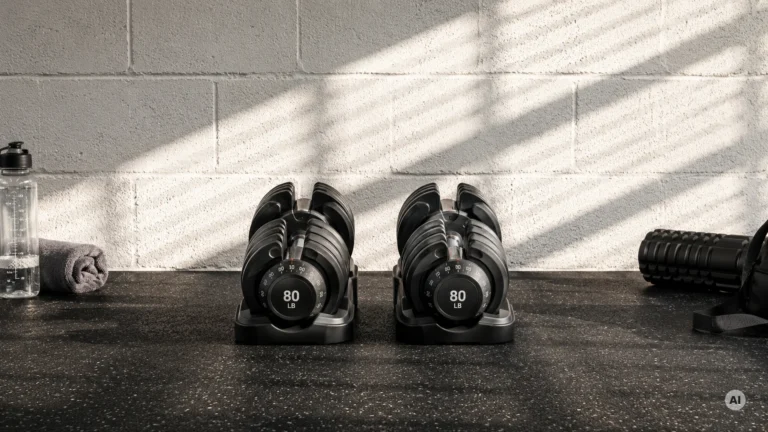 Best 80-lb Adjustable Dumbbells Featured
