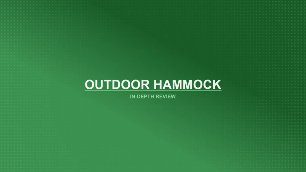 Outdoor Hammocks Review Featured