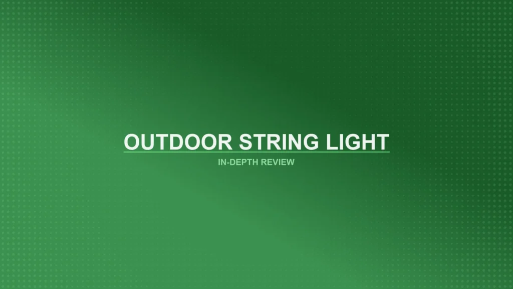 Outdoor String Lights Review Featured