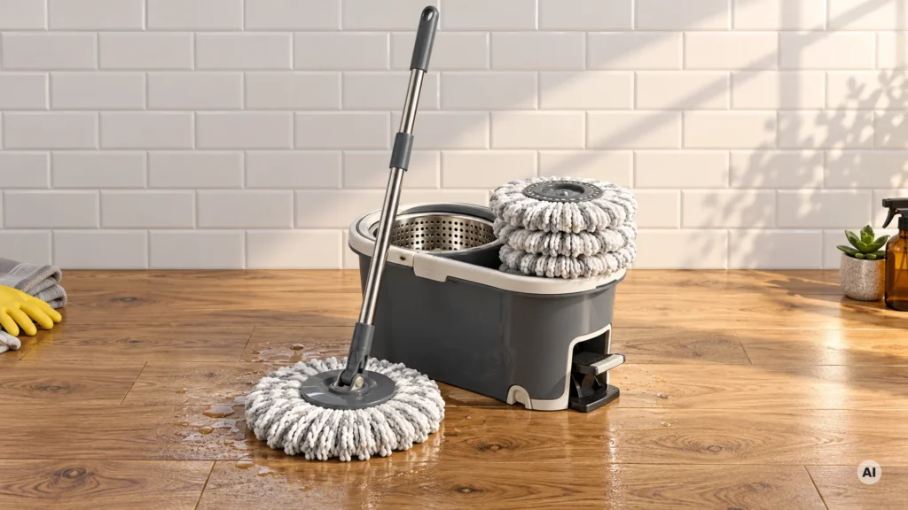 Best Spin Mops with Multiple Heads Featured