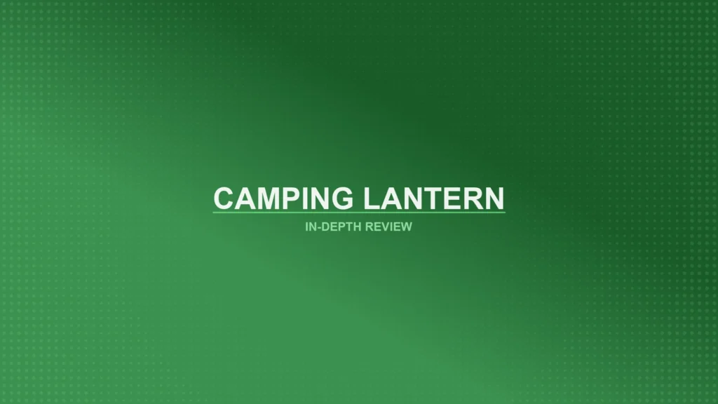 Camping Lanterns Review Featured